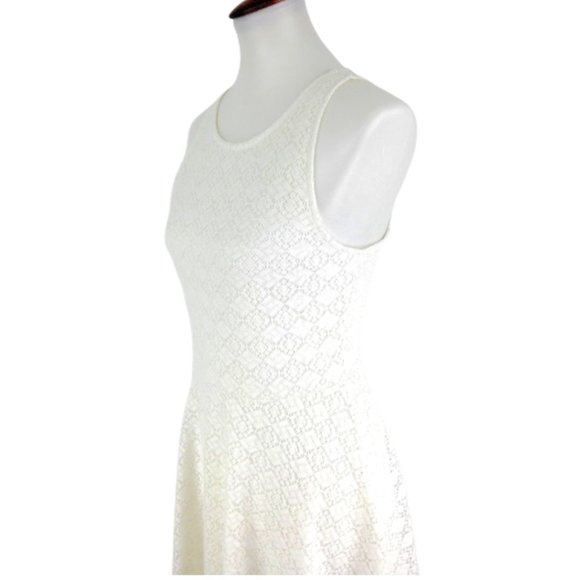 No Boundaries Fit Flare Dress Sz M Ivory - Picture 4 of 9